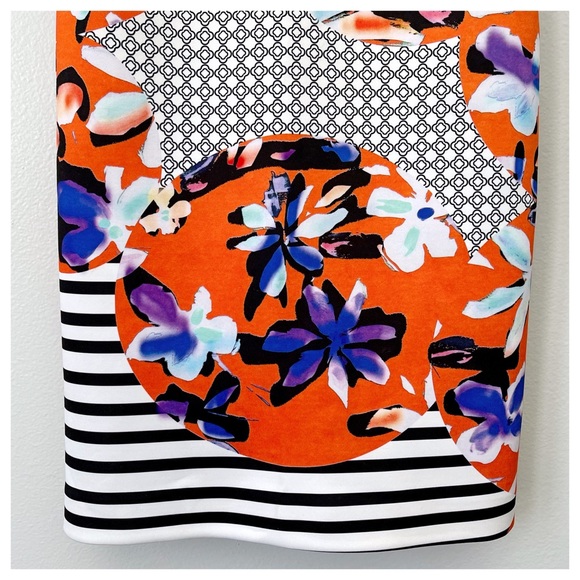 Clover Canyon Floral Discs Neoprene Dress S - Picture 10 of 16